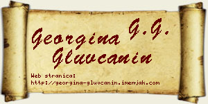 Georgina Gluvčanin vizit kartica